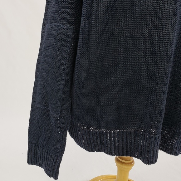 POLO RALPH LAUREN M XL CARDIGAN SWEATER LINEN NWT - Picture 7 of 8